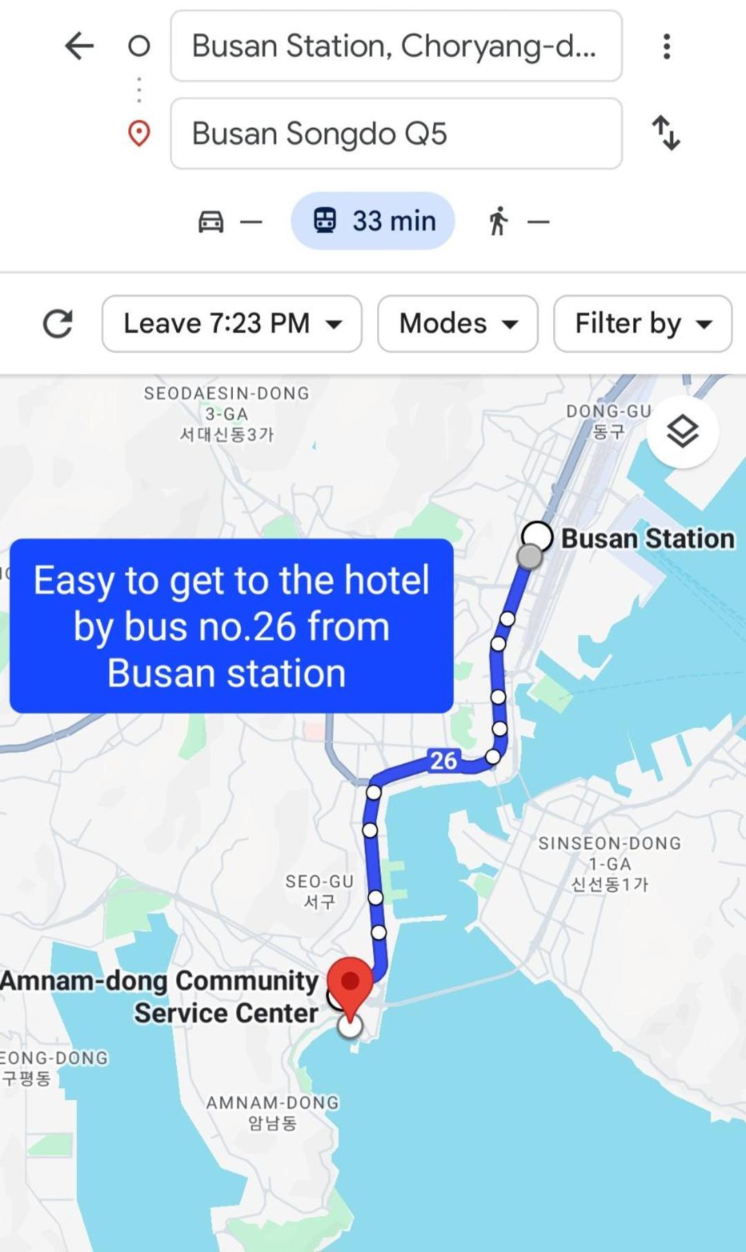 Q5 Hotel Busan Songdo Eksteriør bilde